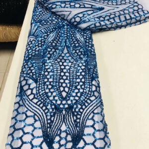 luxury sequins lace fabric for dress