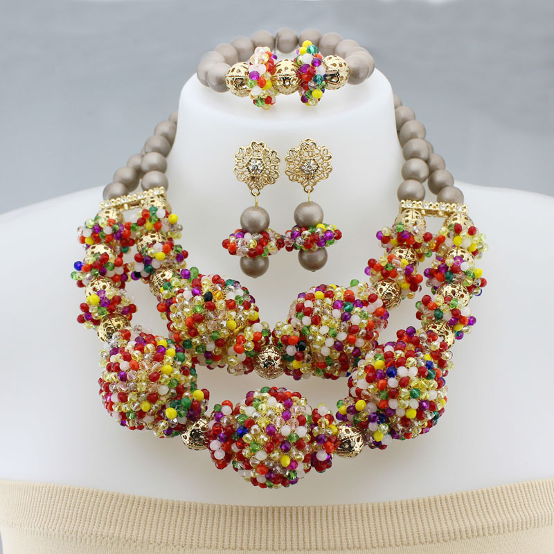 Traditional Beaded Necklace Set for Women