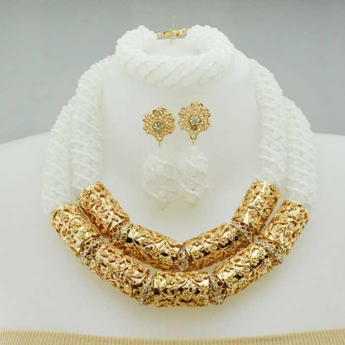 Traditional Jewelry Set African Beads Jewelry Set for Wedding