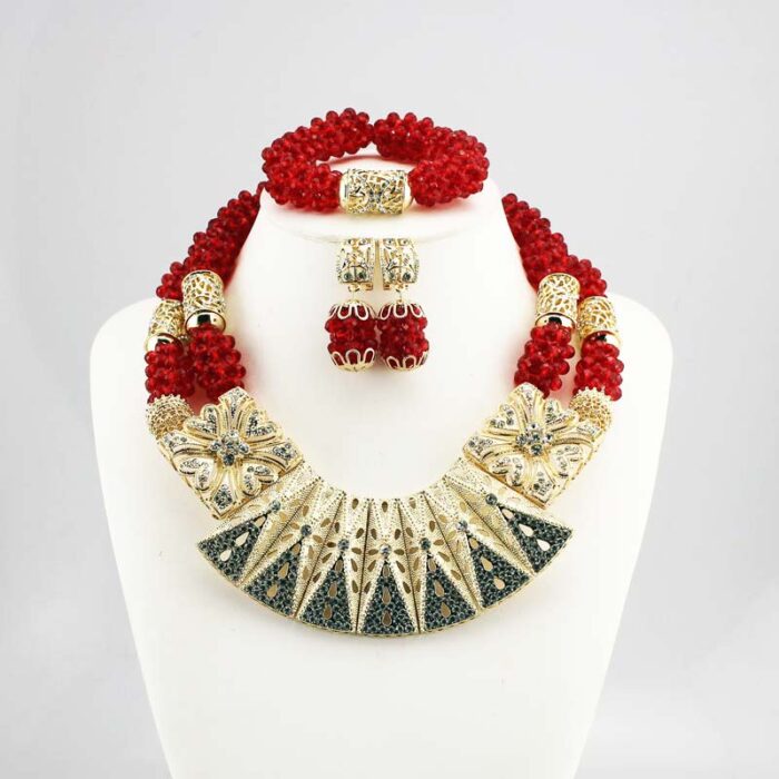 Traditional Jewelry Set African Beads Jewelry Set for Wedding