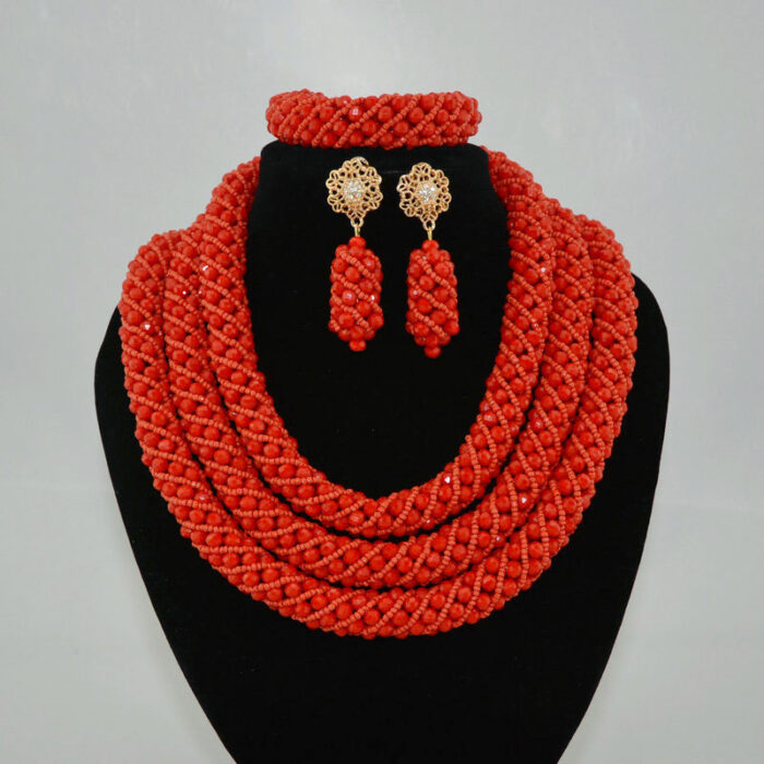 Traditional Jewelry Set African Beads Jewelry Set for Wedding