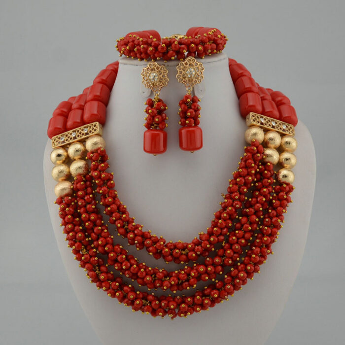 Necklaces Pendants Women Jewelry african beads jewelry set