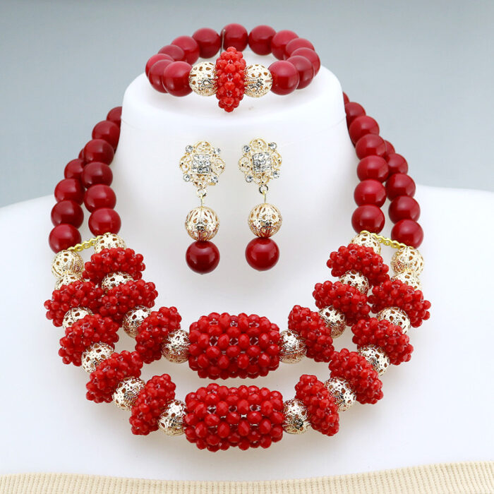 Necklaces Pendants Women Jewelry african beads jewelry set wedding bridal jewelr