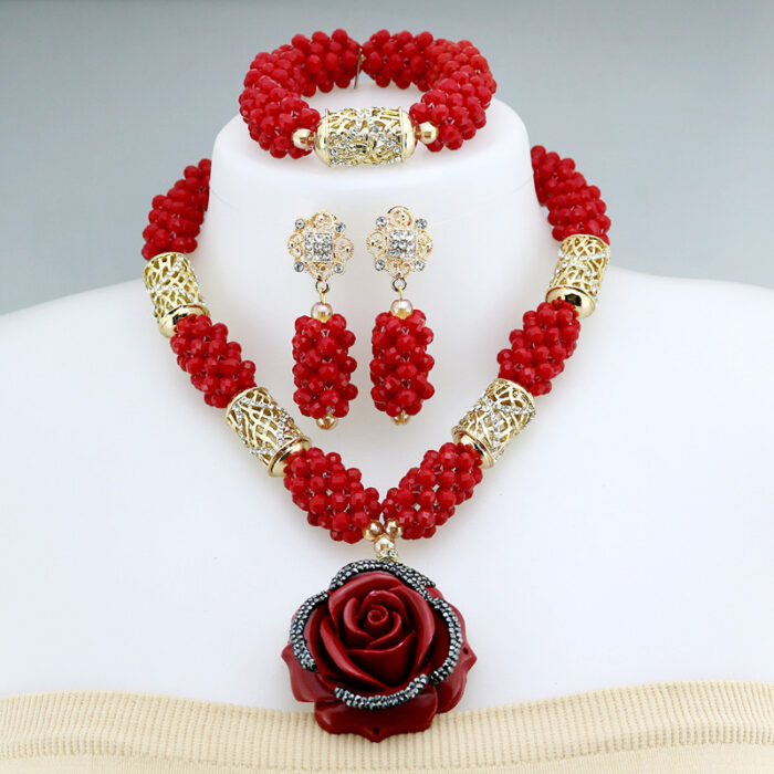 Necklaces Pendants Women Jewelry african beads jewelry set