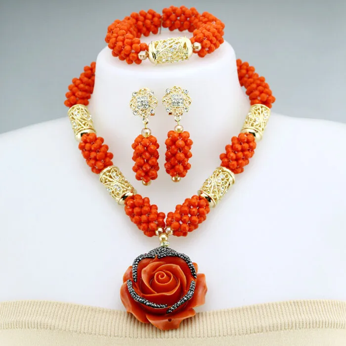 Necklaces Pendants Women Jewelry african beads jewelry set