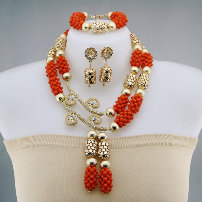 Necklaces Pendants Women Jewelry african beads jewelry set wedding bridal jewelr