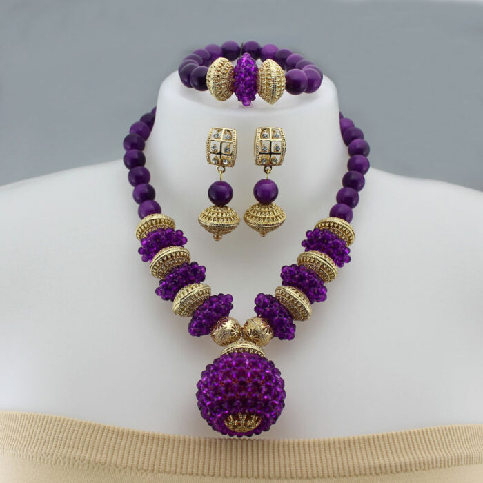 Necklaces Pendants Women Jewelry african beads jewelry set