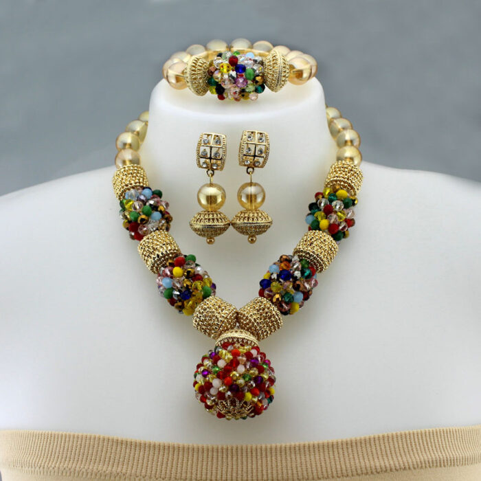 Necklaces Pendants Women Jewelry african beads jewelry set