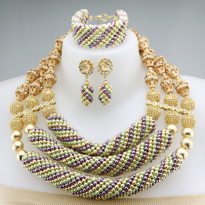 Necklaces Pendants Women Jewelry african beads jewelry set