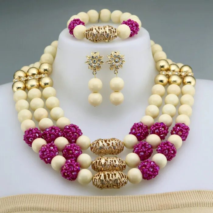 Necklaces Pendants Women Jewelry african beads jewelry set