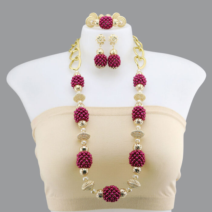 Necklaces Pendants Women Jewelry african beads jewelry set