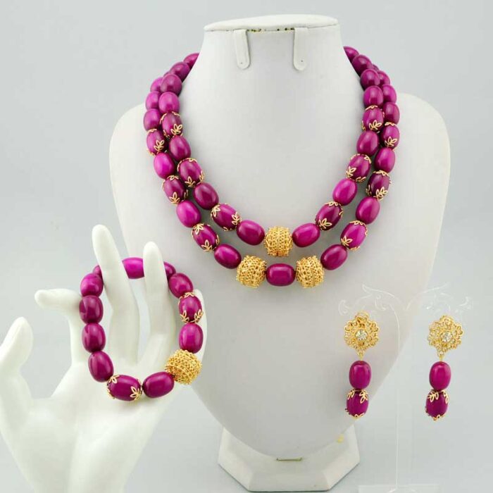 Necklaces Pendants Women Jewelry african beads jewelry set