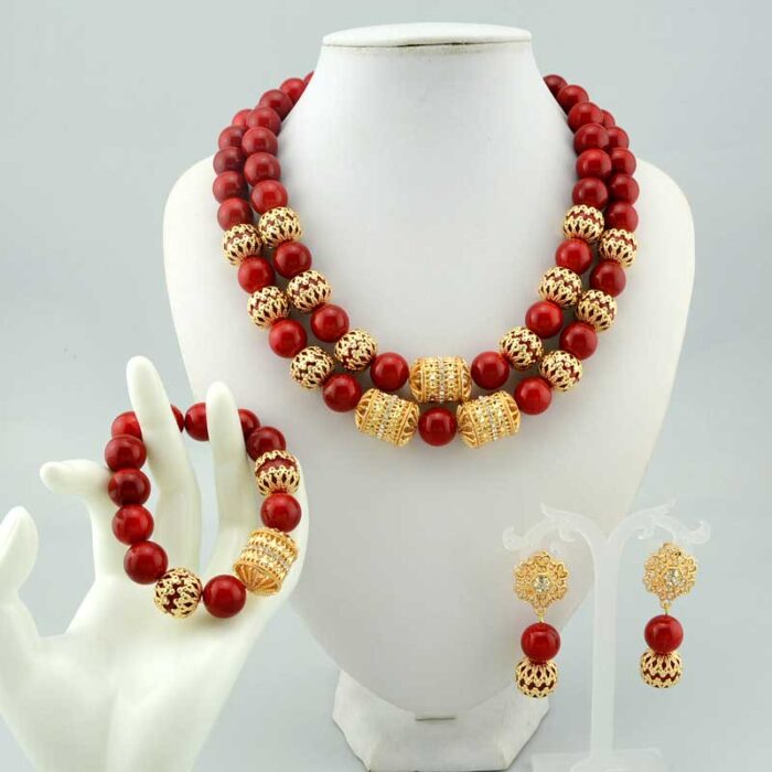 Necklaces Pendants Women Jewelry african beads jewelry set