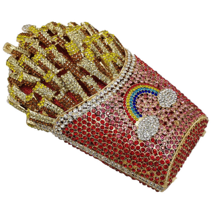 Luxury crystal clutch