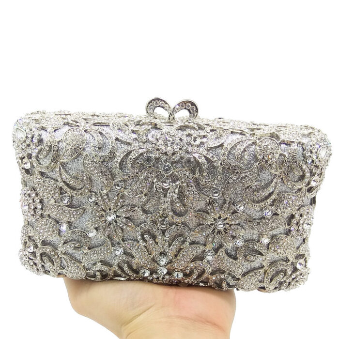 Bridal crystal Clutch for party