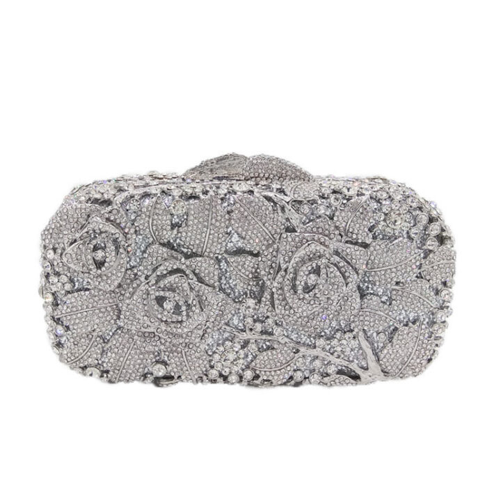 Luxury crystal evening clutch