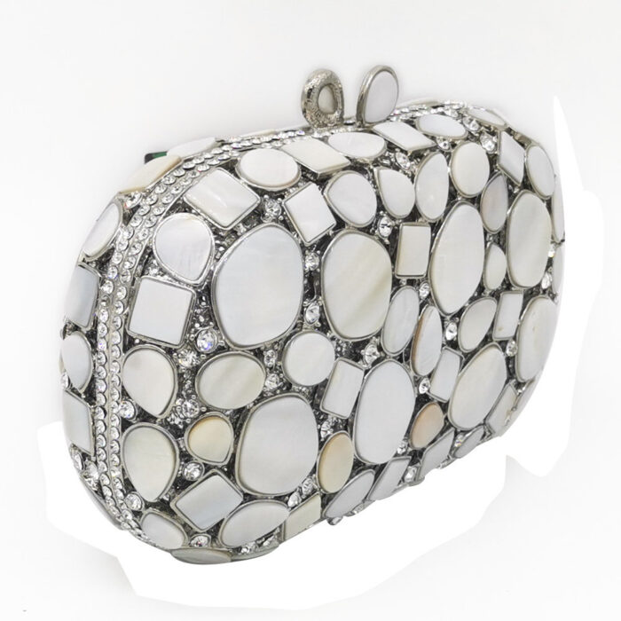 Luxury crystal evening clutch