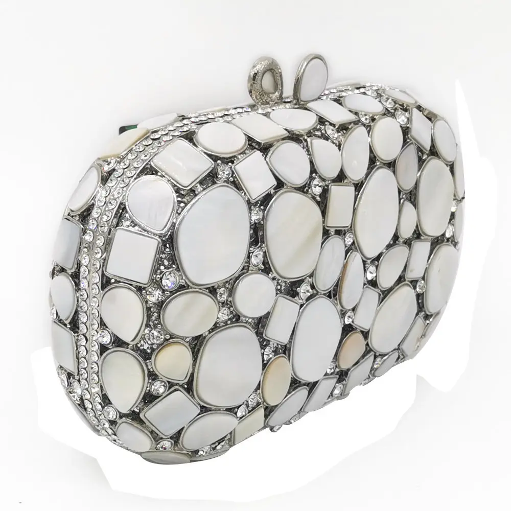 New Designer Stylish Diamond Flower Wedding Hand Bags for Women-TWINHB –  www.soosi.co.in