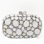 Luxury crystal evening clutch