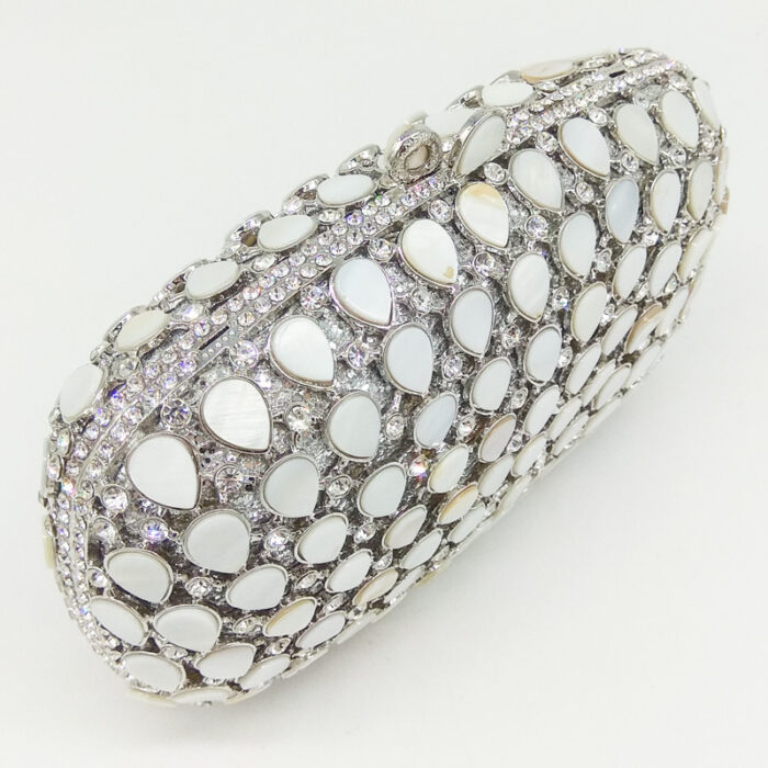 Luxury crystal evening clutch