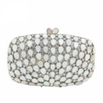 Luxury crystal evening clutch