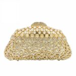 Shinny crystal evening clutch