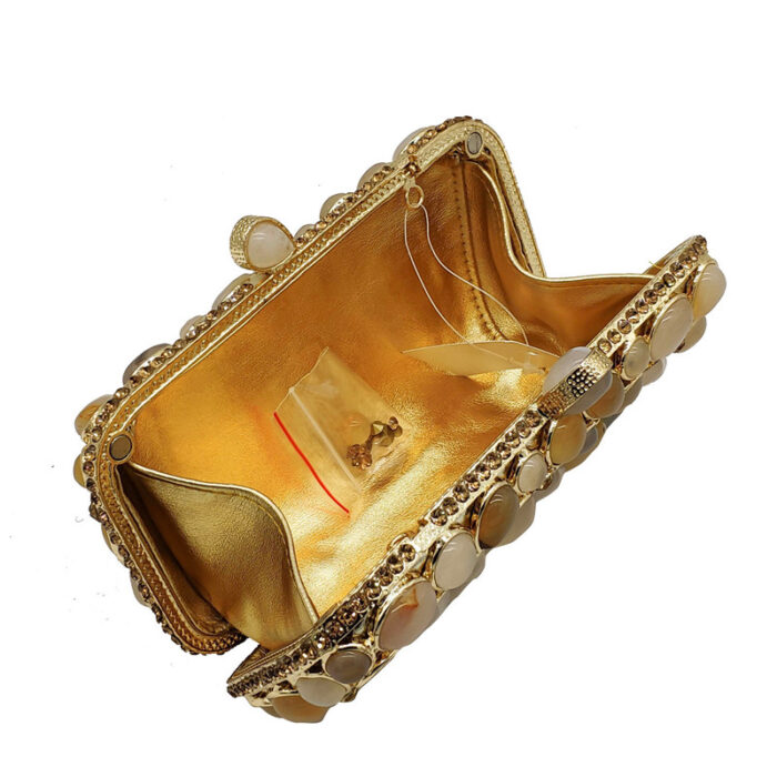 Agate stone clutch