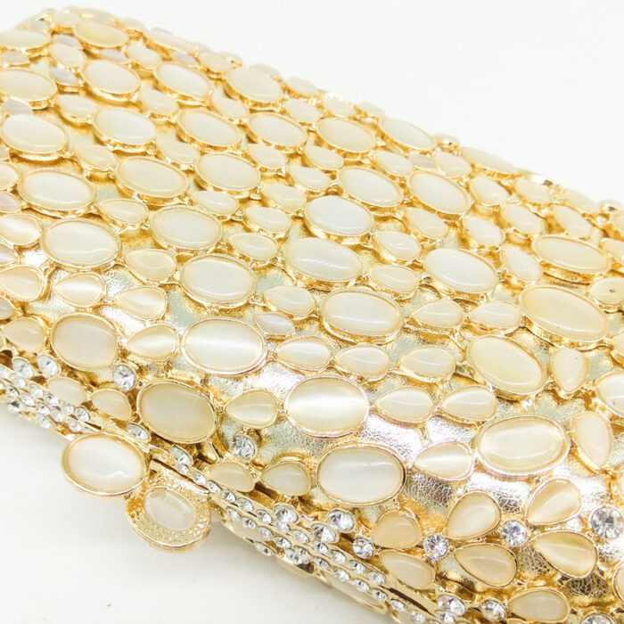 Crystal party clutch bag