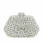 Crystal party clutch bag