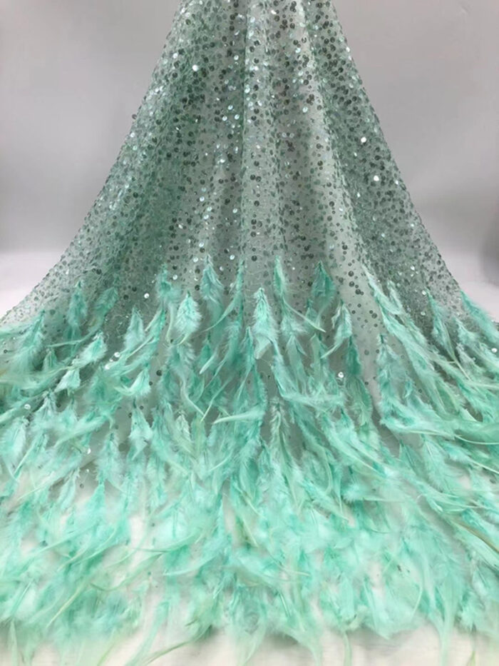 3D flower lace fabric