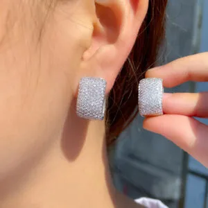 Luxury CZ Earrings Women High Quality Jewelry Daily Party Earrings JE1012