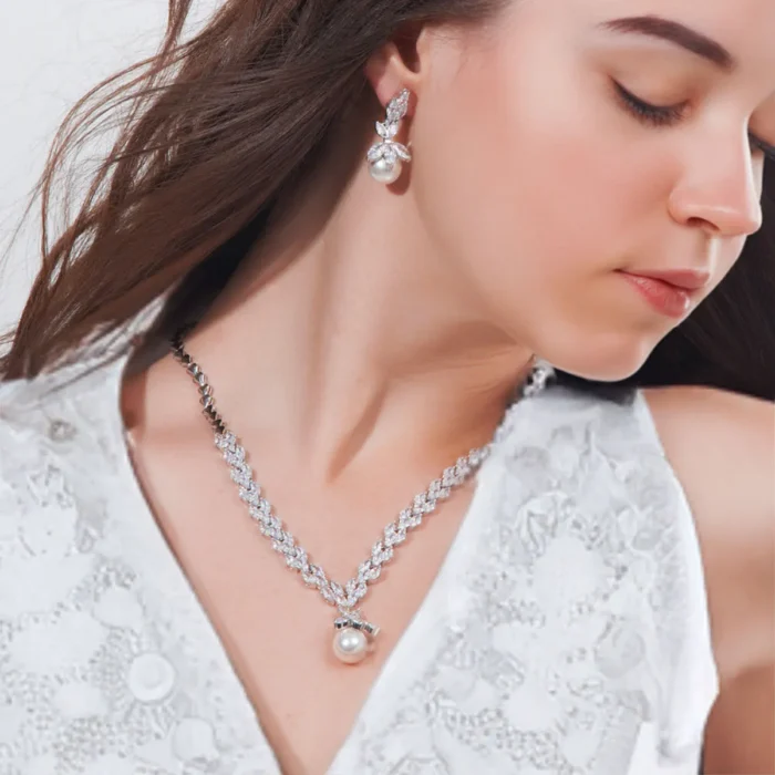 Prom Party Necklace and Earrings Set