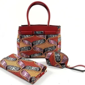 Ankara wax handbag