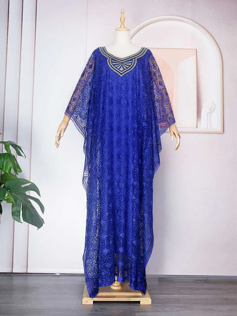 African wedding dress, women loose dress, women maxi dress ,women oversize dress LD1093 - Image 2