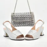 Shoes and Bag matched set for wedding WH1050
