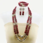African fashion coral beads set JW1563