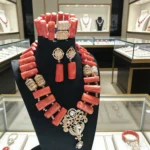 Nigeria coral beads jewelry set JW1568
