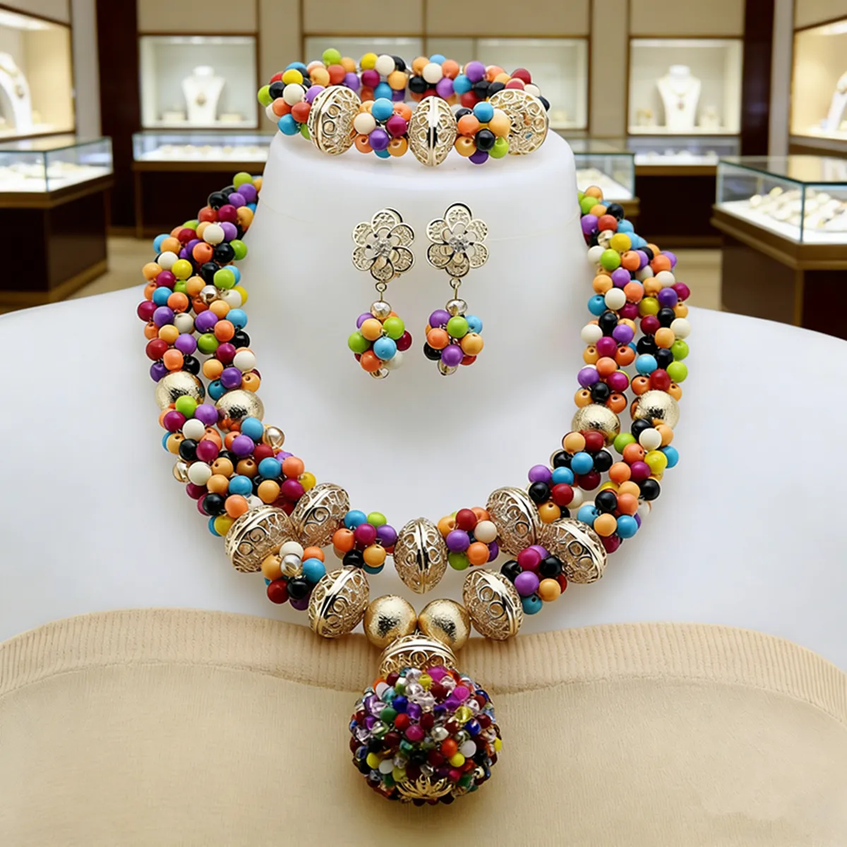 Fashion jewelry set JW1569 1 Fashion jewelry set JW1569