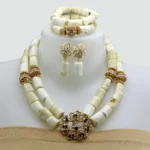 African coral beads necklace set JW1580