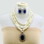 African coral beads necklace set JW1584