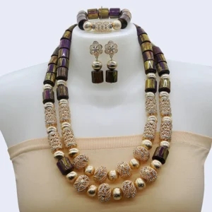 Most Unique Mommy Daughter Dresses Ankara Asoebi African Fashion Design. 2 Fashion jewelry set JW1586