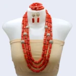 African coral beads jewelry set JW1610