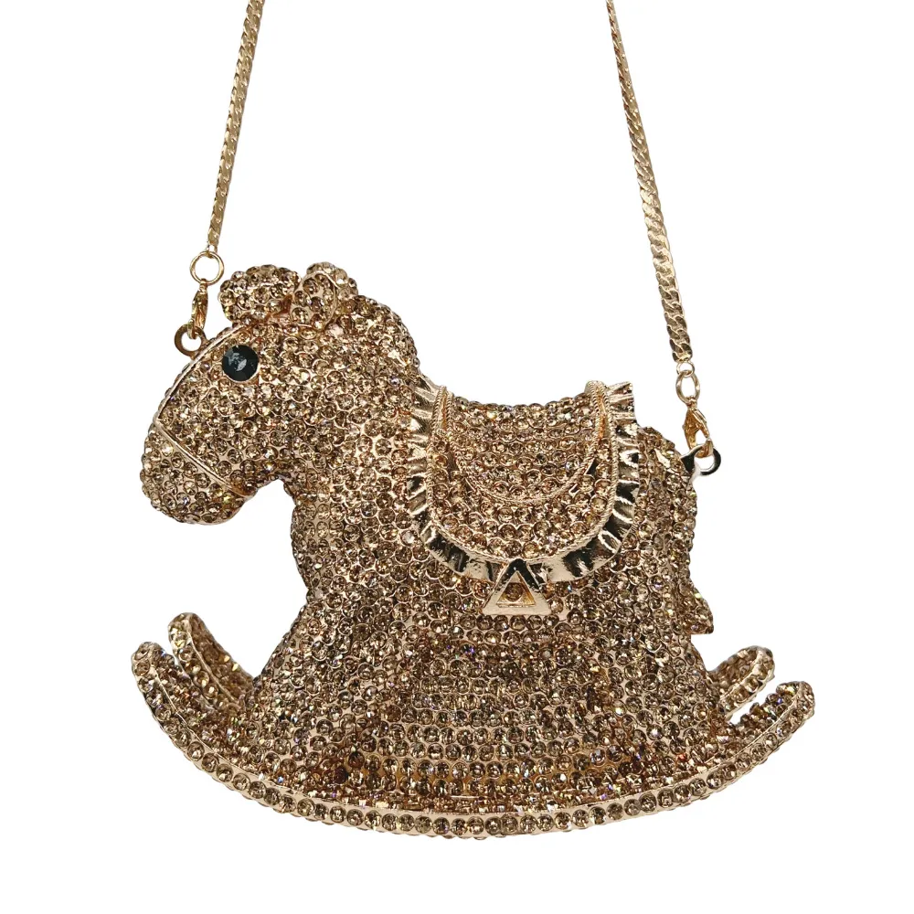 Crystal Rhinestone Evening Clutch Purse CL225 3 Crystal Rhinestone Evening Clutch Purse CL225 - Image 3