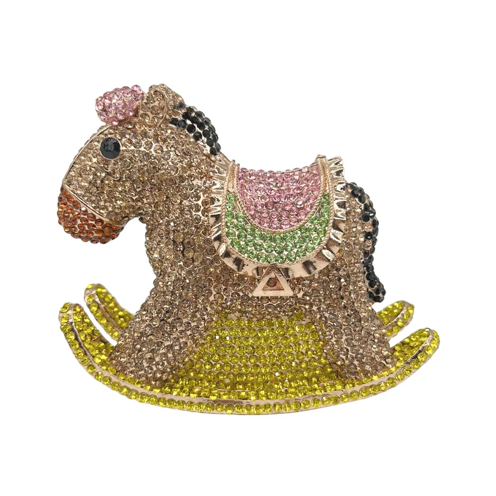 Crystal Rhinestone Evening Clutch Purse CL225 4 Crystal Rhinestone Evening Clutch Purse CL225 - Image 4