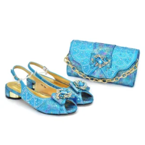 Wedding shoes with bag set WH1234