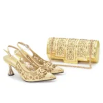 Matching Clutch Bag with shoe Set WH1237