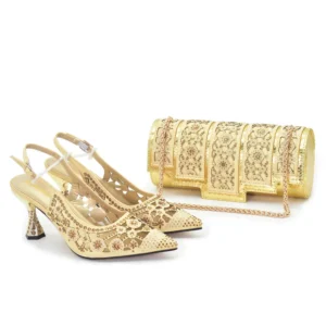 Matching Clutch Bag with shoe Set WH1237