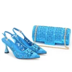 Matching Clutch Bag with shoe Set WH1239