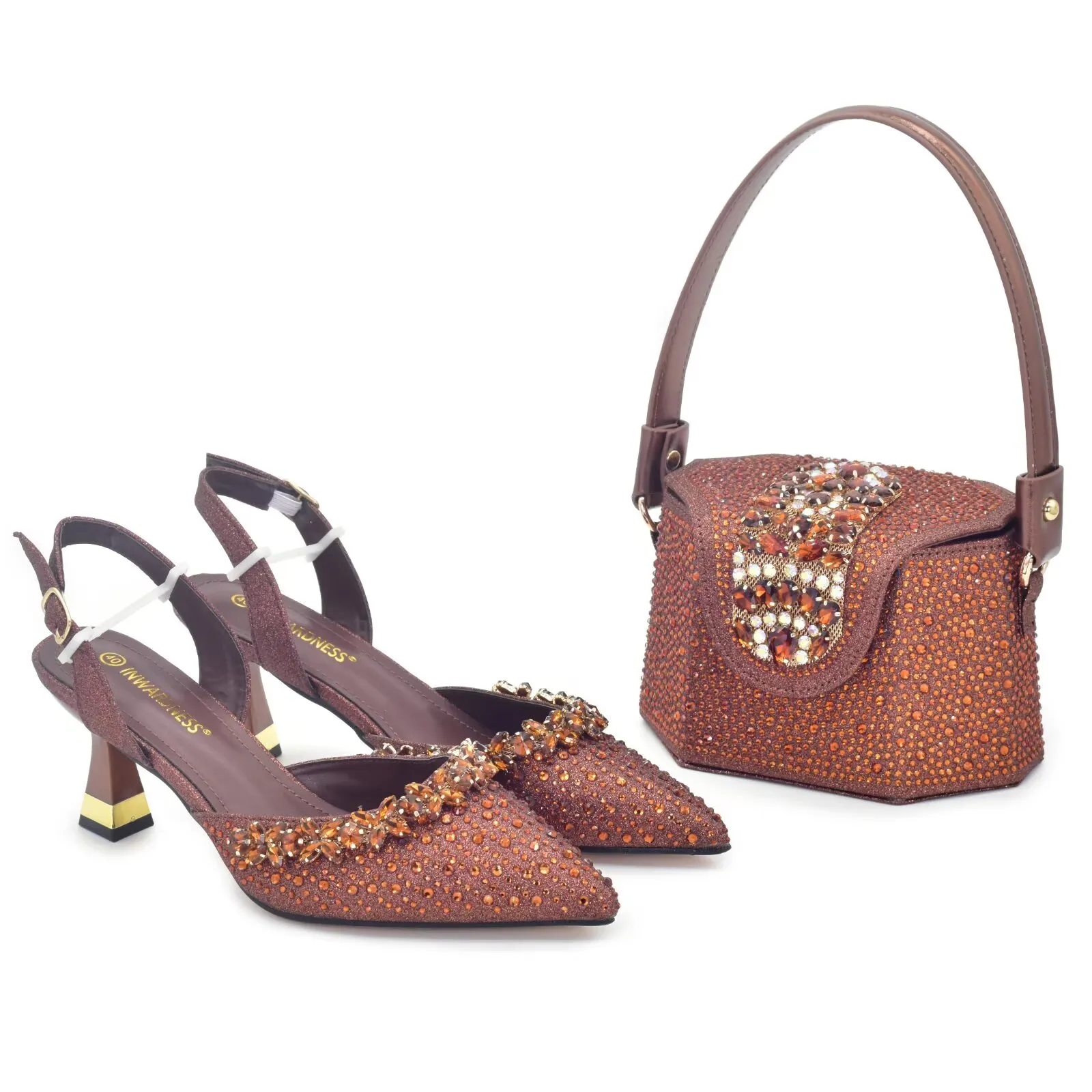Fashion party bag with shoe Set WH1245 1 Fashion party bag with shoe Set WH1245