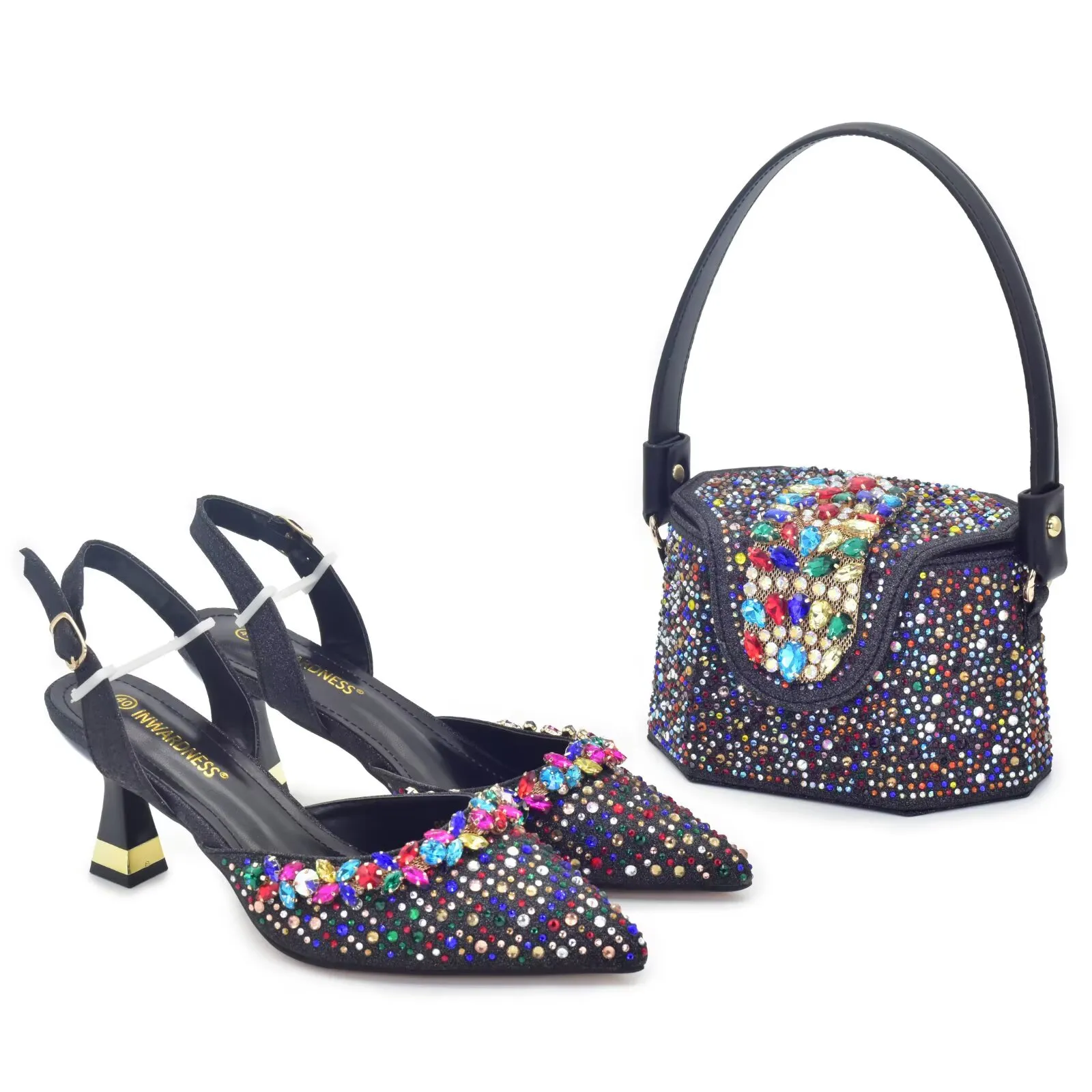 Fashion party bag with shoe Set WH1248 1 Fashion party bag with shoe Set WH1248